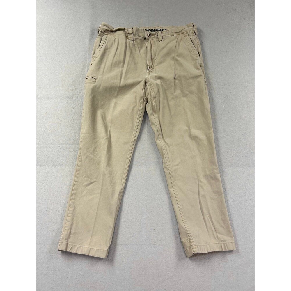 Duluth Trading Company Men’s Flex Ballroom Standard Fit Khakis 34x30 Beige